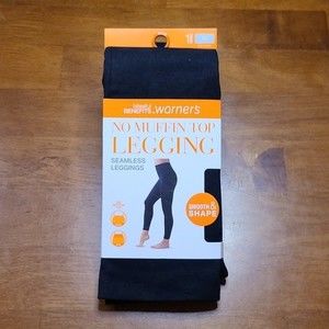 Warner's Blissful Benefits No Muffin Top Leggings Black XS (4-6)